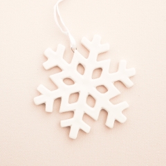 Porcelain Snowflake Ornaments